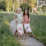 Little Dutch Poppenbuggy White Meadows Roze
