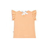 House of Jamie Ruffled Tee Vanilla Apricot