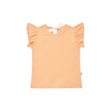 House of Jamie Ruffled Tee Vanilla Apricot