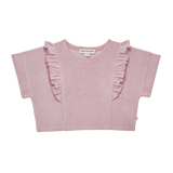 House of Jamie Relaxed Ruffled Tee Rose Lilac