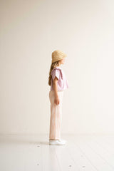 House of Jamie Relaxed Ruffled Tee Rose Lilac