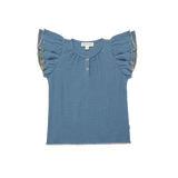 House of Jamie Butterfly Top Indigo