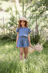 House of Jamie Butterfly Top Indigo