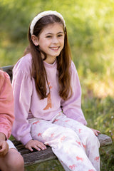 House of Jamie Balloon Sweater Rose Lilac