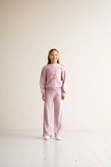 House of Jamie Balloon Sweater Rose Lilac