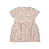 House of Jamie Relaxed Pocket Dress Peach Blush Mini Floral