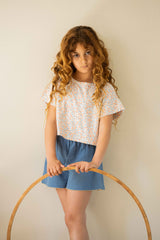 House of Jamie Girls Relaxed Shorts Indigo