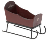 Maileg slee rood muis