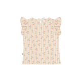 House of Jamie Ruffled Tee Cherry Party