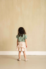 House of Jamie Ruffled Skirt Flowerbomb