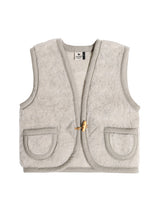 Alwero bodywarmer Alpen Junior lichtgrijs