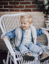 Alwero bodywarmer Alpen Junior lichtgrijs