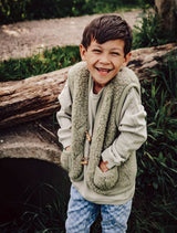 Alwero bodywarmer Alpen Junior pistaccio