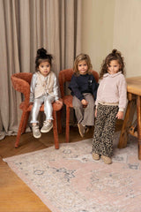 House of Jamie Flared Pants Sandshell Zig Zag