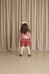 House of Jamie Ruffled Skirt Ruby Sparkle