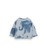 Play Up printed flamé jersey shirt elephant