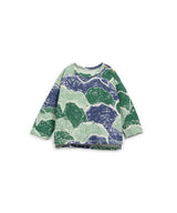 Play Up baby printed jersey ls t-shirt tones mirtilo
