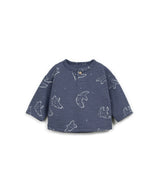 Play Up baby printed rib ls t-shirt mirtilo