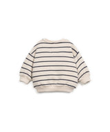 Play Up baby striped jersey sweater grafite