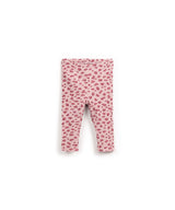 Play Up baby printed rib leggings rose