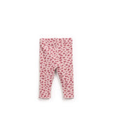 Play Up baby printed rib leggings rose
