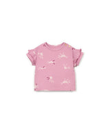Play Up baby anti-uv printed jersey t-shirt SCULPTURE
