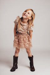 Baje Studio Alvide tule rok rose mauve