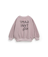 Play Up printed fleece sweater malva