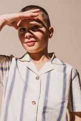 Labo de Colores blouse shortsleeve Nicho vanilla melee