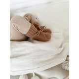 Petite Noé strikslofjes Merinowol brown