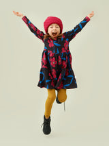 Mainio jaquard jurk mysterious blooms