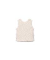 Play Up embellished piqué top BIO RESIN