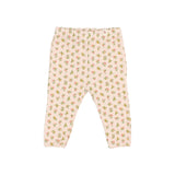 Búho baby cottage rib legging cream pink