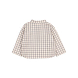 Búho baby vichy shirt grey