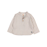 Búho baby vichy shirt grey