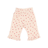 Búho baby mini cuore pants cream pink