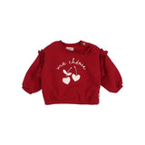 Búho baby chérie sweatshirt cherry