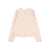 Búho ruffle t-shirt cream pink