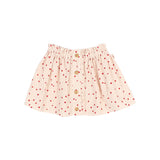 Búho mini cuore skirt cream pink