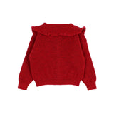 Búho girly cardigan cherry