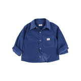 Búho soft velour shirt marine