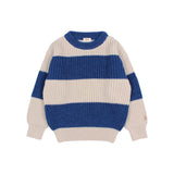 Búho stripes jumper marine