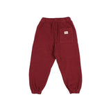 Búho soft fleece jogger pomegranate