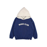 Búho fleece hoodie marine