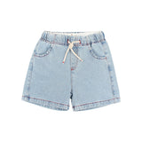 Búho denim bermuda denim bleach