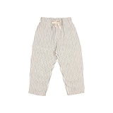 Búho linen stripes pants unico