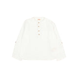 Búho linen kurta blouse white
