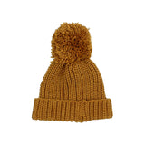 Búho soft knit hat ocre