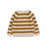 Búho stripes jumper ocre