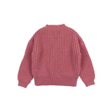 Búho soft knit cardigan blush